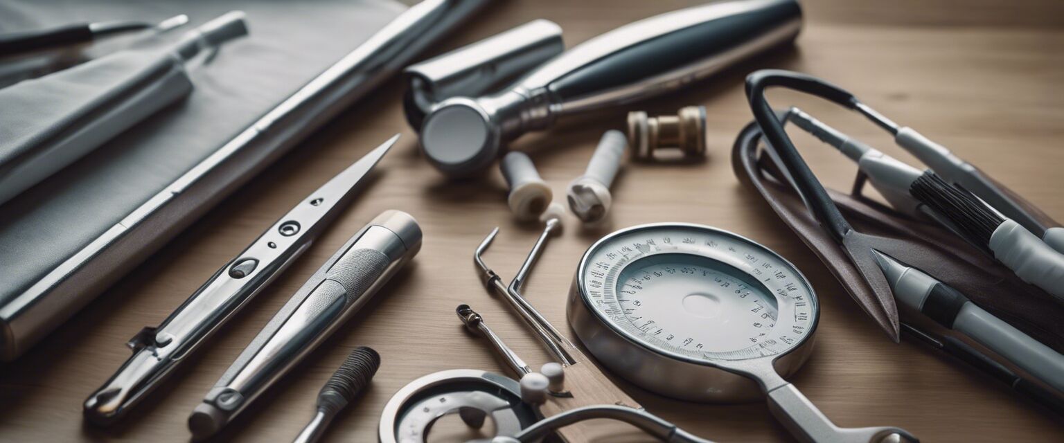 Close-up image of nursing tools